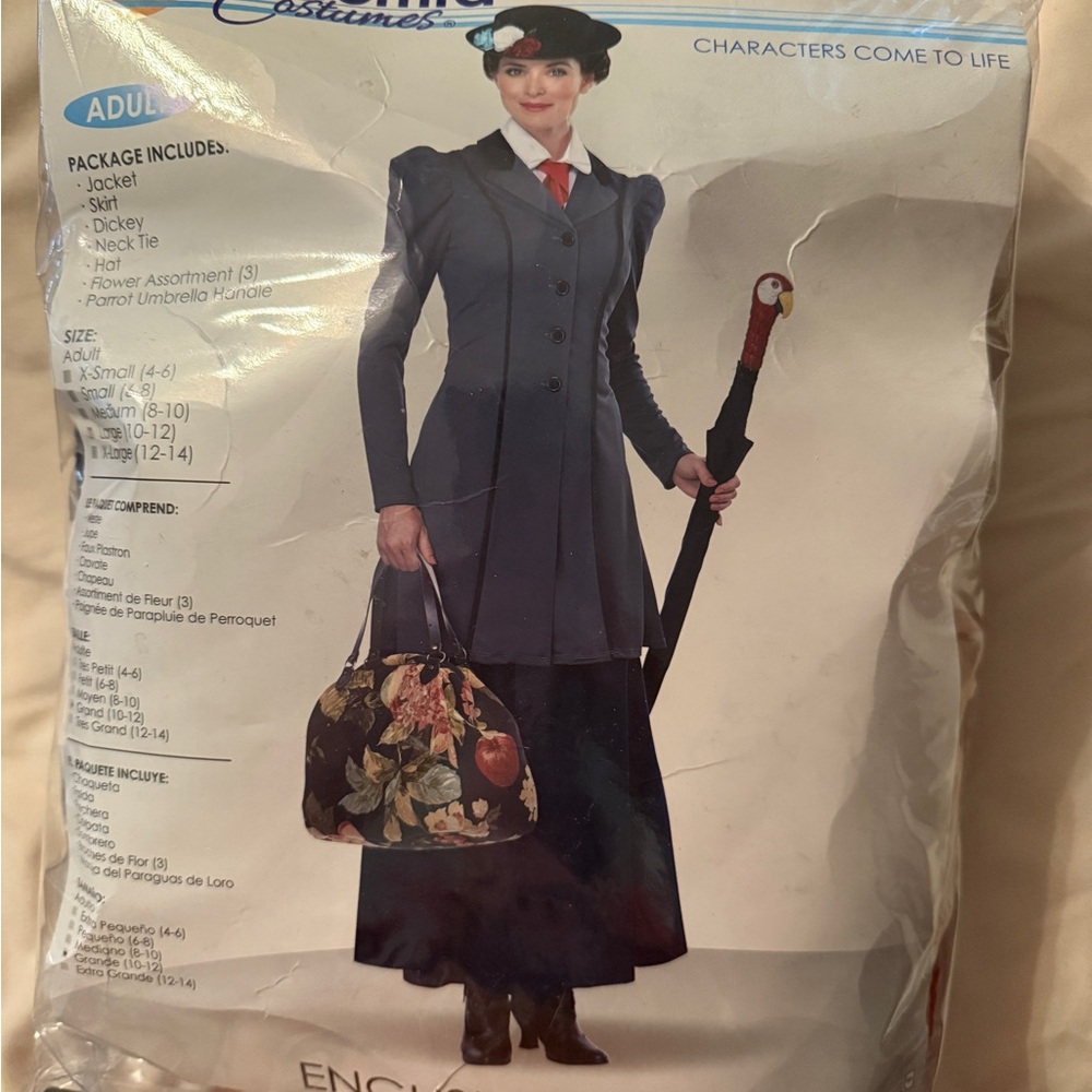 English Nanny (Mary Poppins) Costume